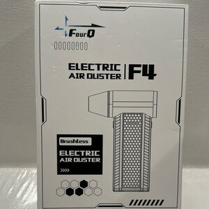 Four Q Brushless Electric Air Duster with Ultra High Speed.